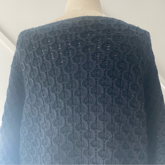 CO Wool Chunky Oversized Knit Sweater with Balloon Sleeves - M - Picture 8 of 16